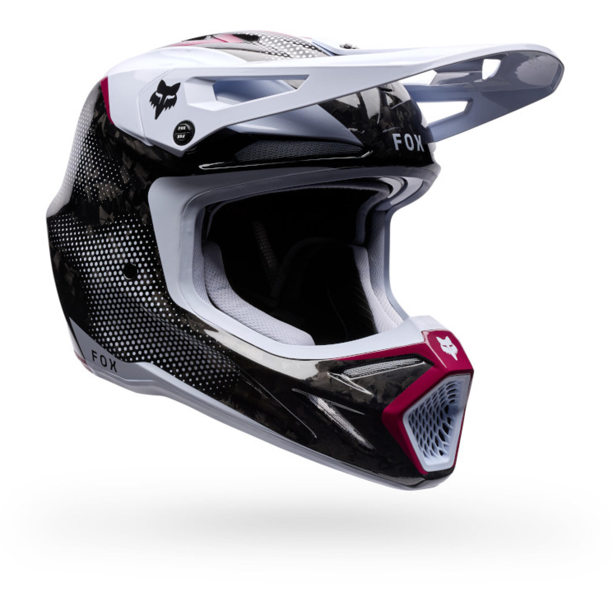 Casque Cross Fox V3 RS Tactile Blanc - 2XL