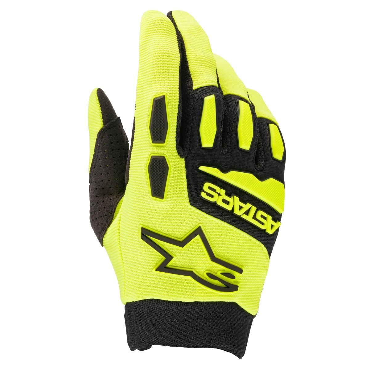 GANTS ALPINESTARS FULL BORE MX25 L/JAUNE FLUO NOIR 551