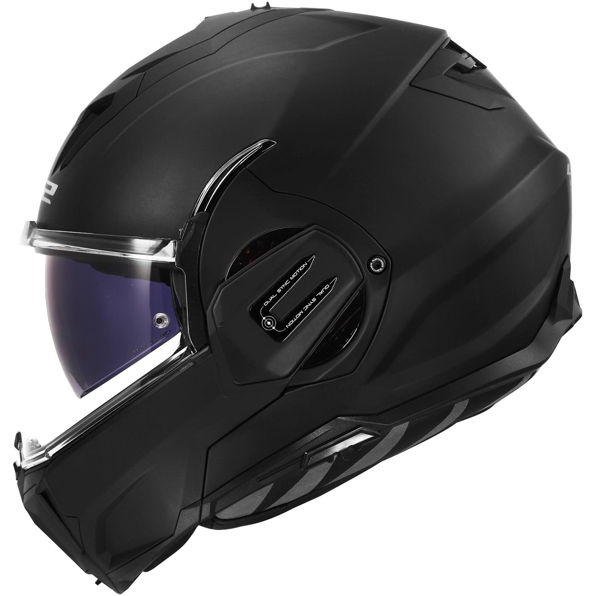 Casque LS2 FF912 Valiant Gear Solid Noir Brillant - 2XL