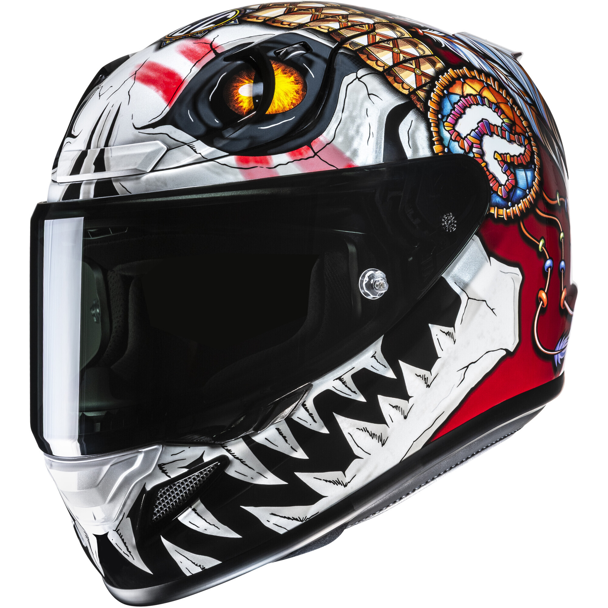 Casque HJC RPHA 12 Kepina MC1 Rouge Blanc Noir - 2XS