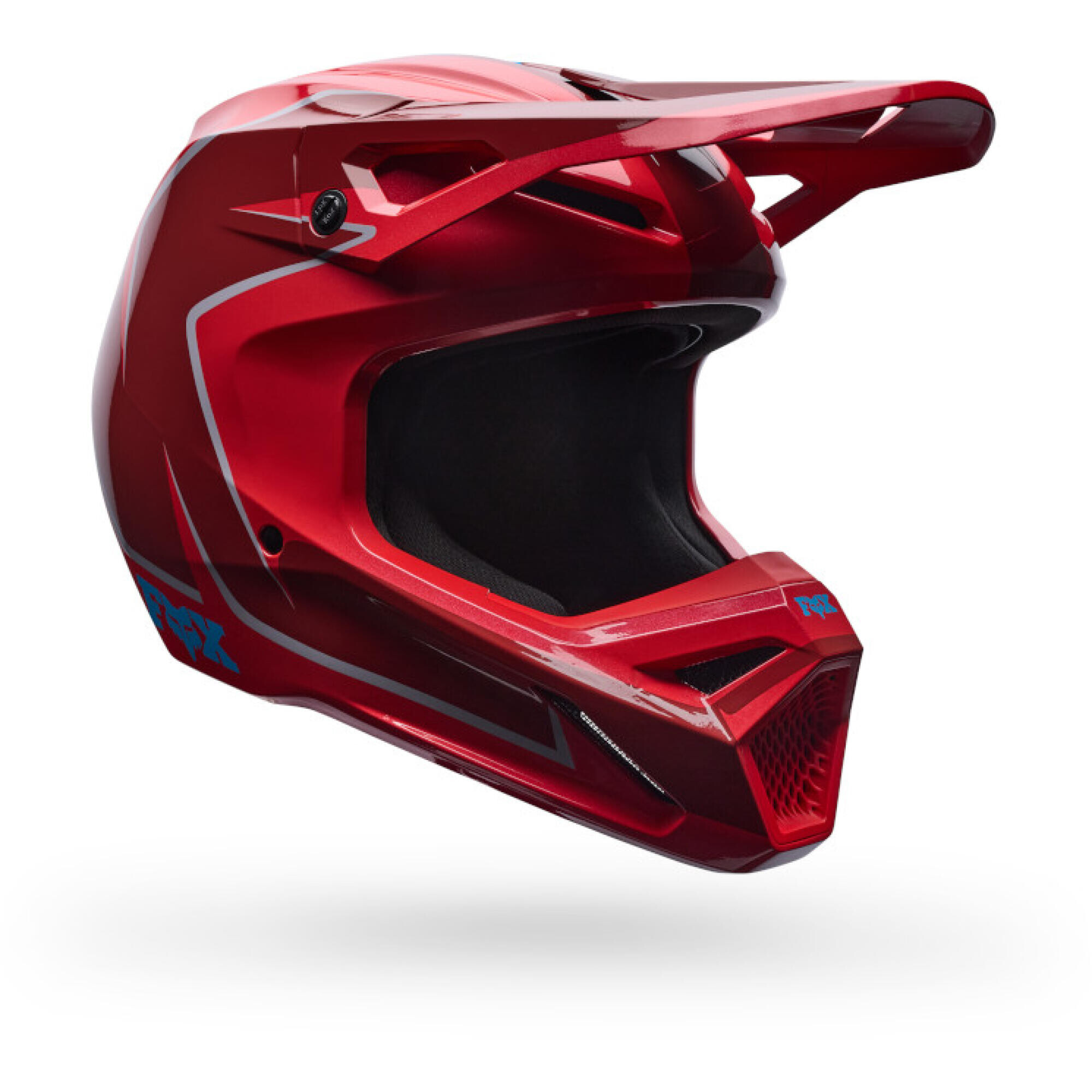 Casque Cross Enfant Fox V1 Raid Marron - L