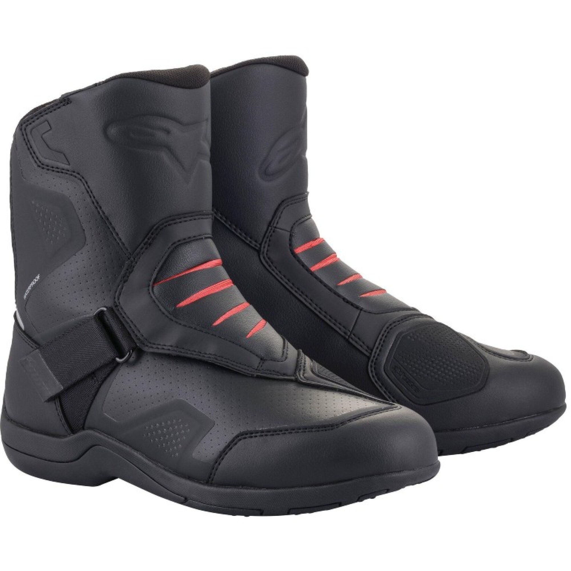 Bottes Alpinestars Ridge V2 Waterproof Rouge Noir - 36