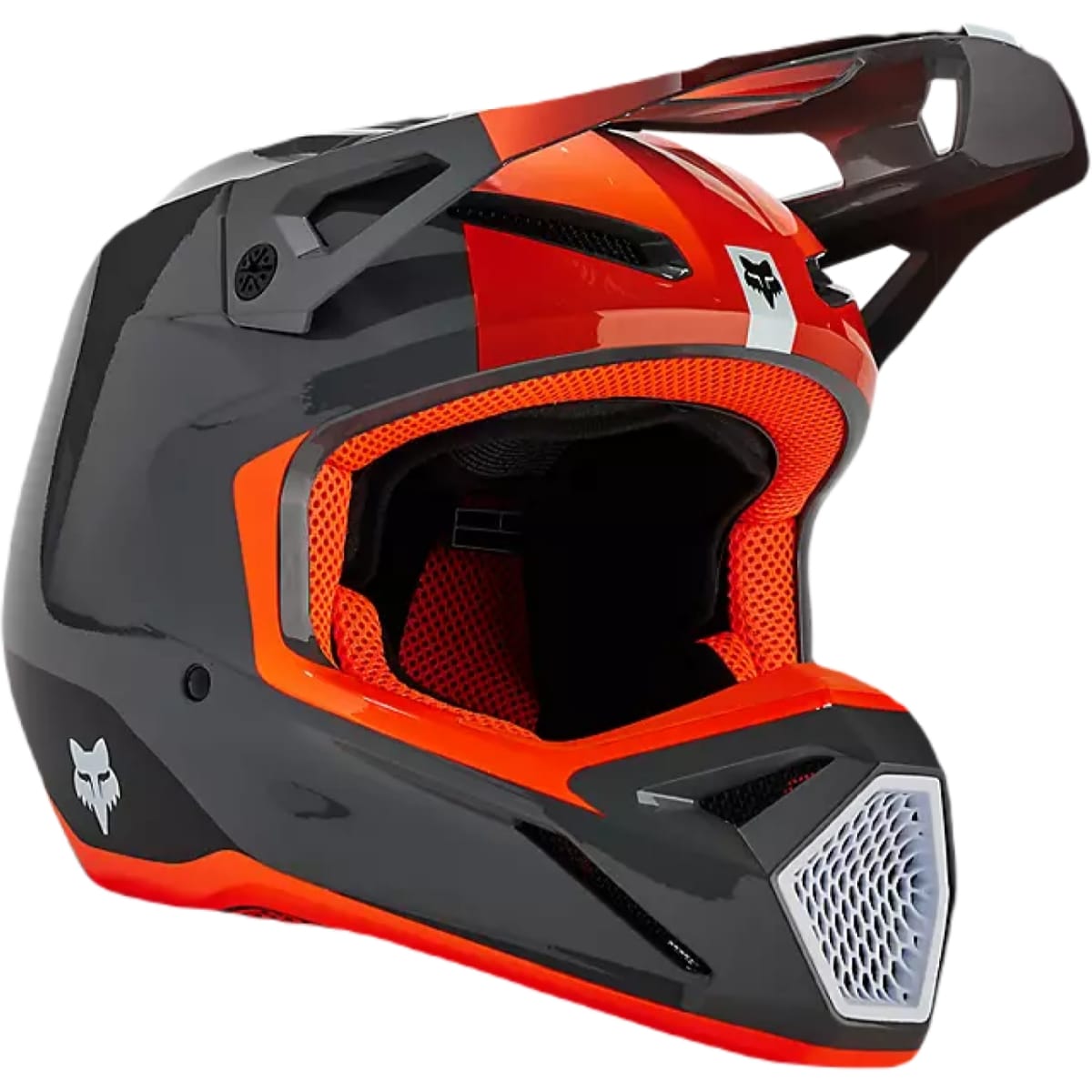 CASQUE FOX KID V1 BALLAST MX24 YS/GRIS