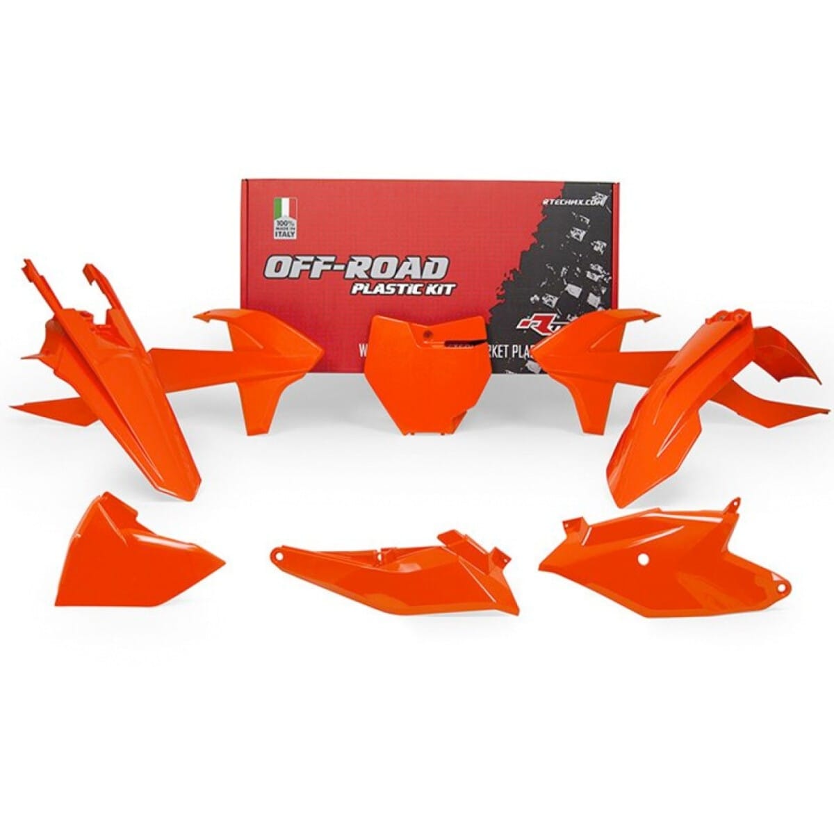 Kit Plastique 6P Orange Rtech RKITKTMAR0185