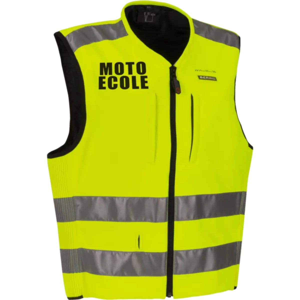 GILET AIRBAG BERING C-PROTECT MOTO ECOLE JAUNE FLUO / M/L