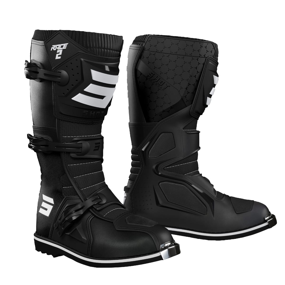BOTTES SHOT KID RACE 2 MX25 32/NOIR
