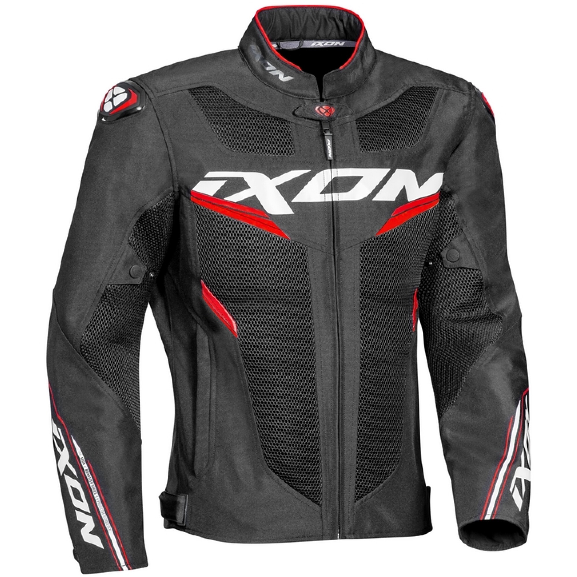 Blouson Ixon Draco Noir Blanc Rouge - 2XL