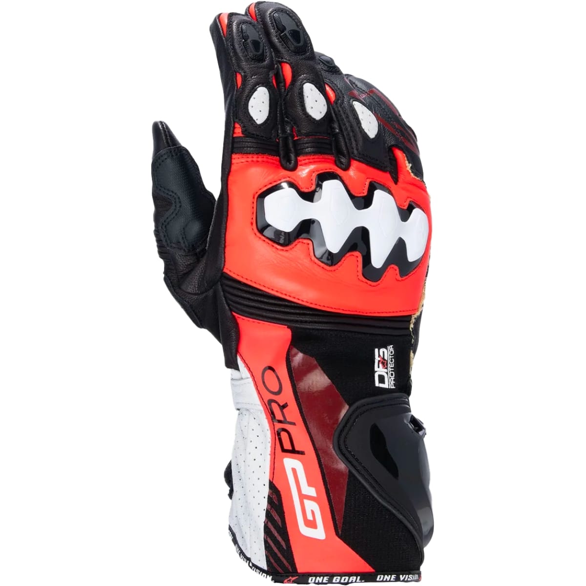 GANTS ALPINESTARS GP PRO R4 L/NOIR ROUGE FLUO BLANC 1321