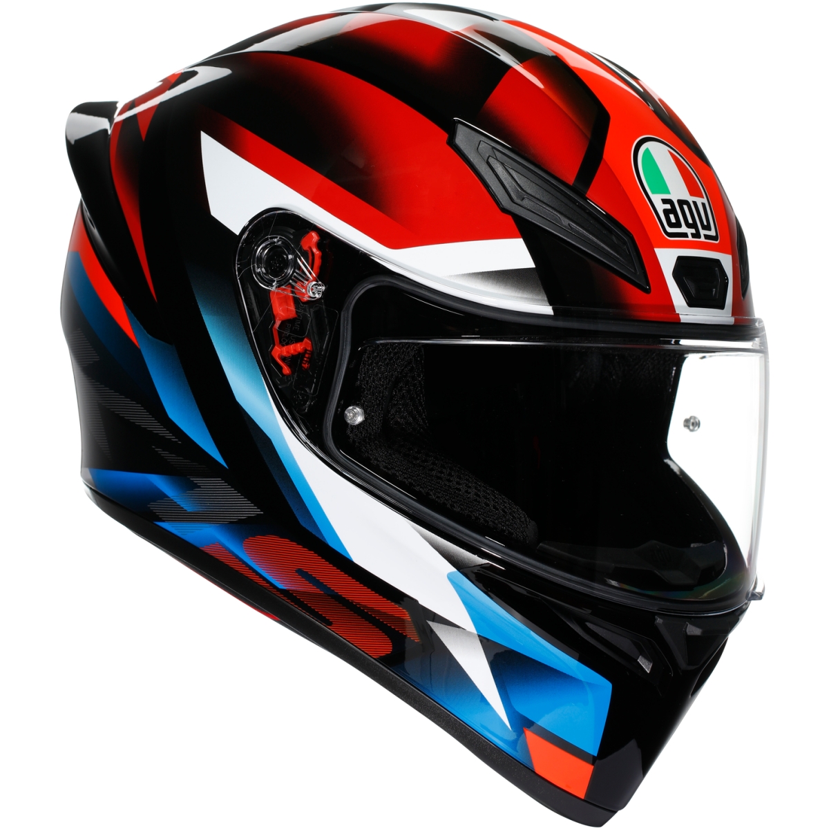 CASQUE AGV K1 S FASTLAP NOIR ROUGE BLEU / 2XL