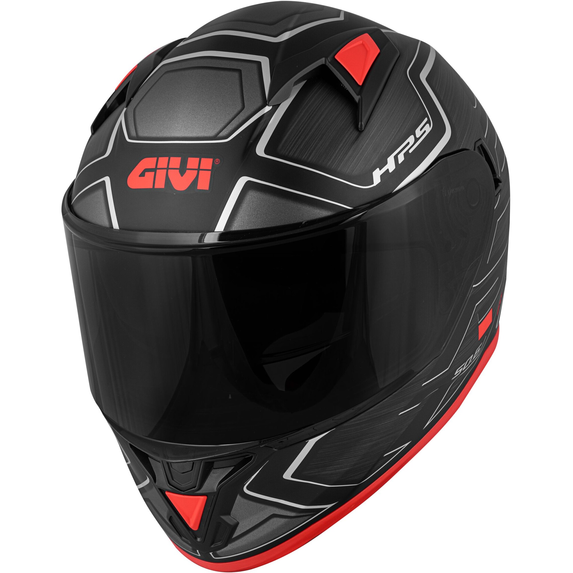 Casque Givi 50.6 Sport Deep Noir Mat Rouge - 2XL