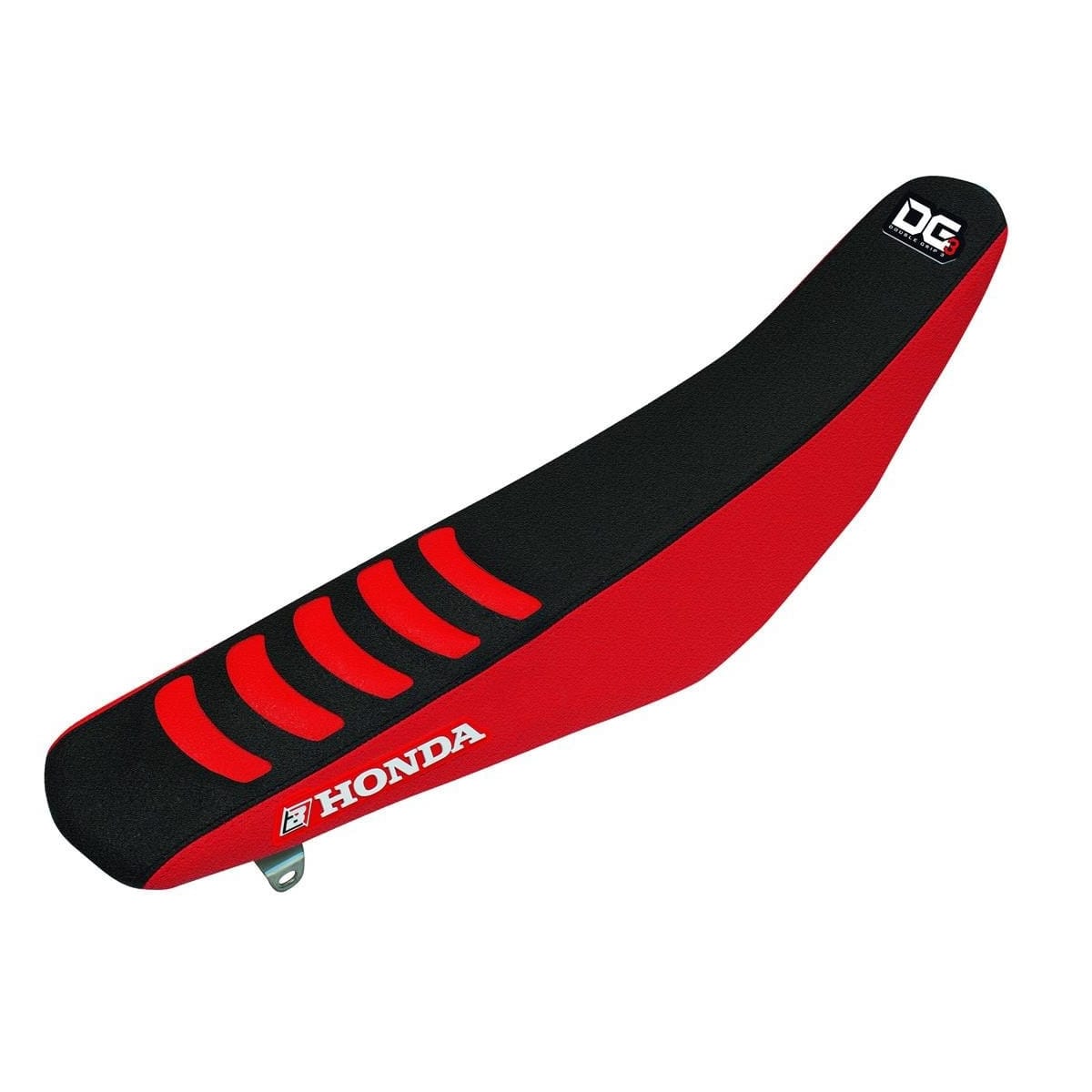 Housse De Selle Blackbird Double Grip 3 Honda CRF450R/RX Noir Rouge
