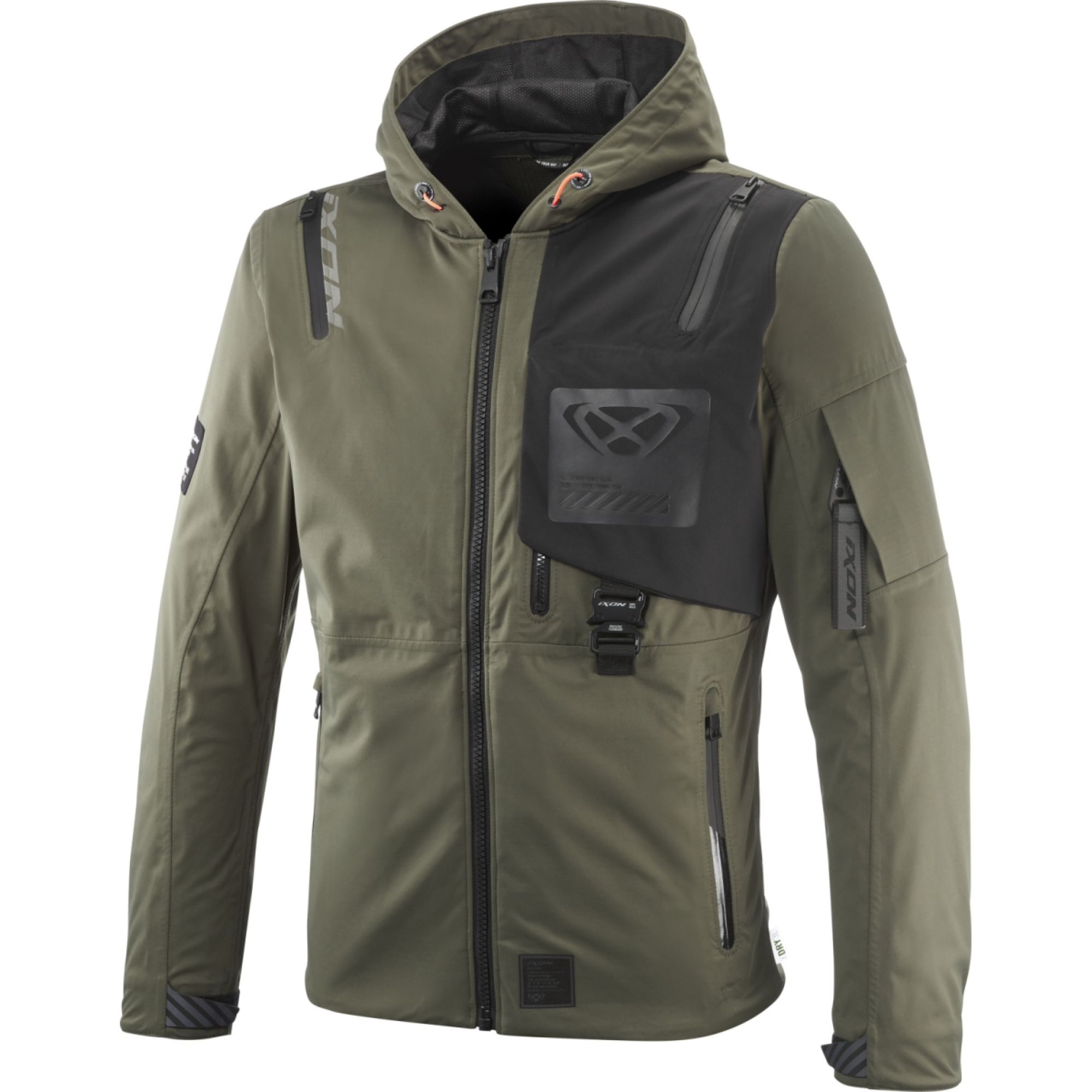Blouson Ixon M-Quarter Kaki Noir - 2XL