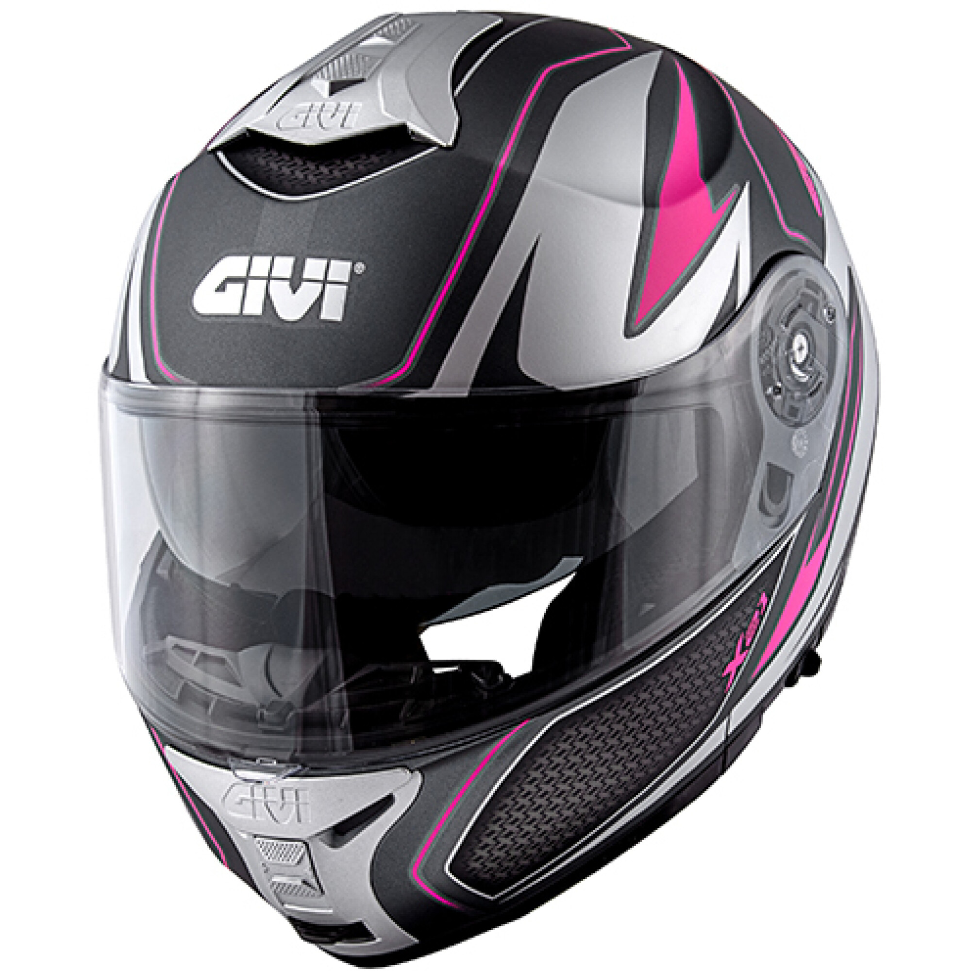 Casque Givi X21 Challenger Shiver Titane Mat Rose - M