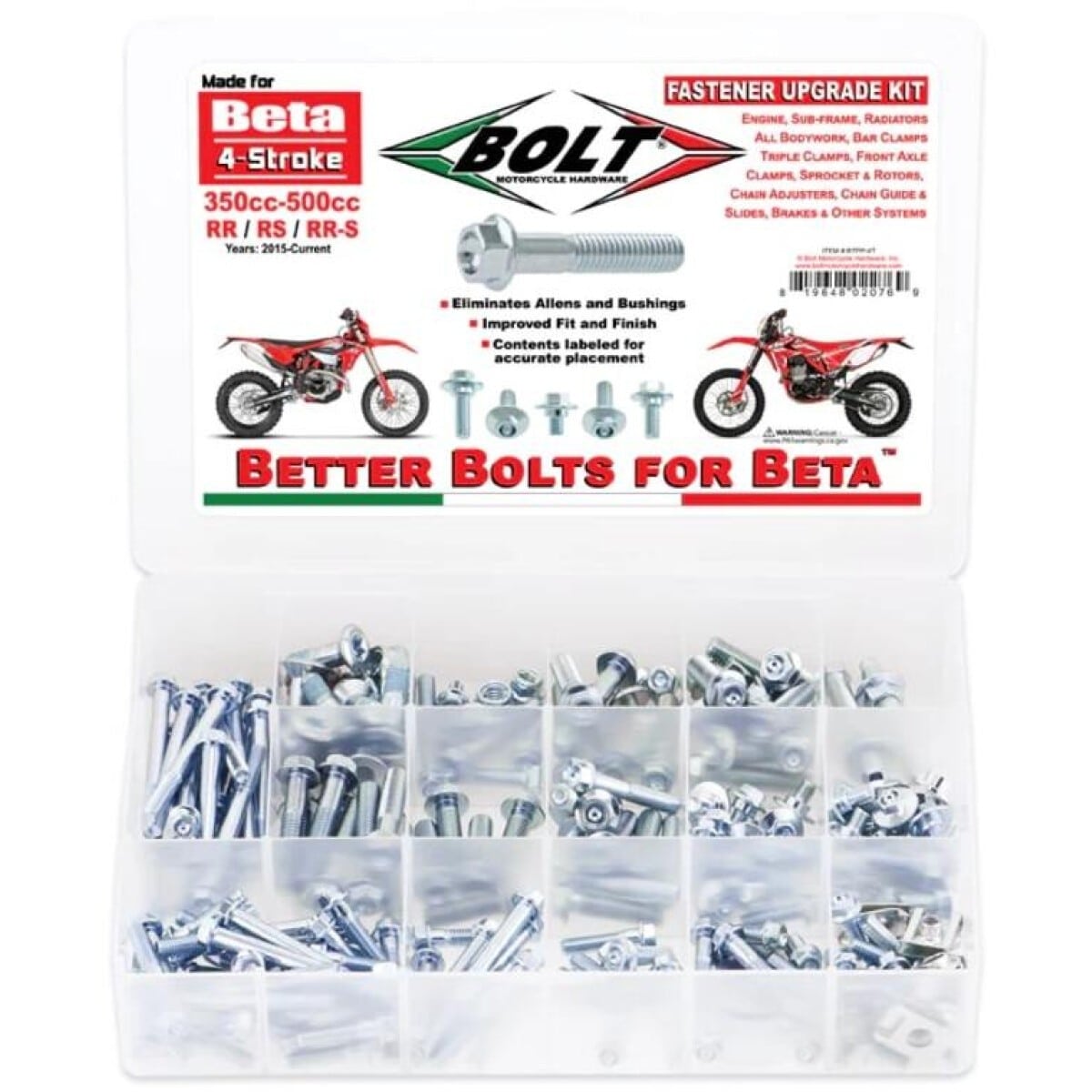 KIT DE MISE À NIVEAU DES FIXATIONS BOLT PRO PACK 1120258