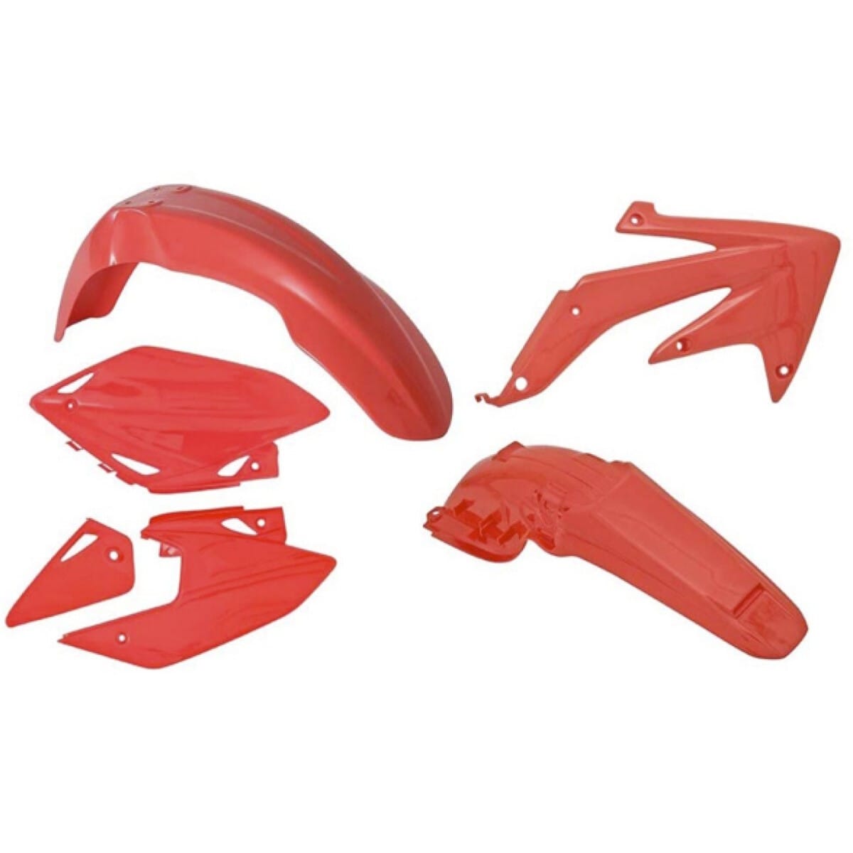 Kit Plastique 4 P Crfx Rouge Rtech RKITCRXRS0414