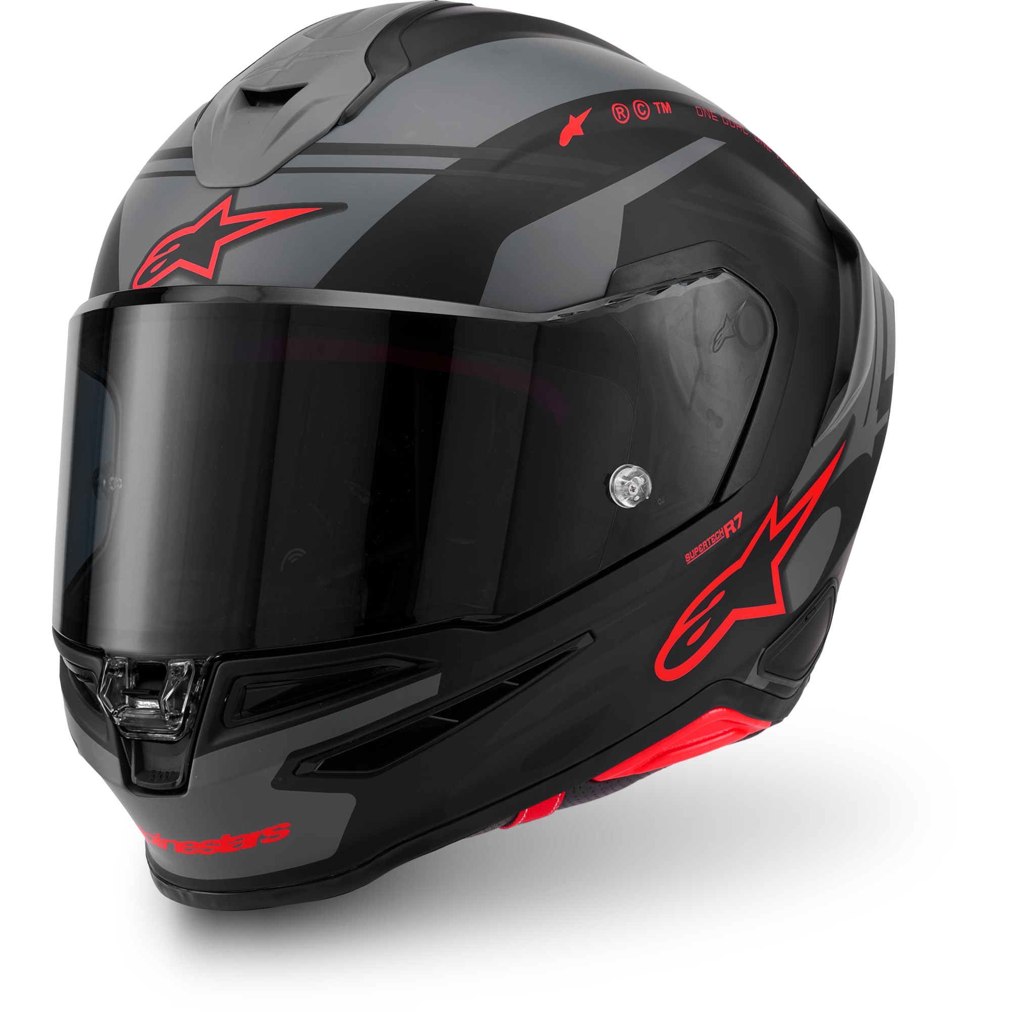 Casque S-R7 A-Core Noir Gris Rouge - 2XL
