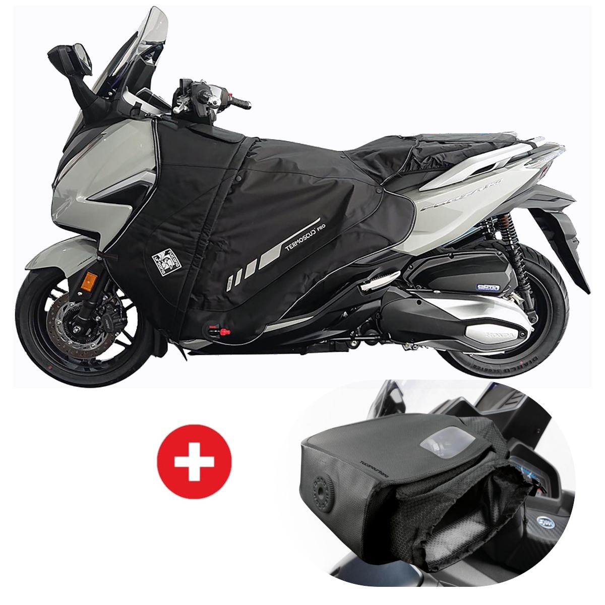 Pack Tucano Urbano Tablier R220 Pro + Manchons R333 Pro Honda Forza 125/350 (2021-2022)