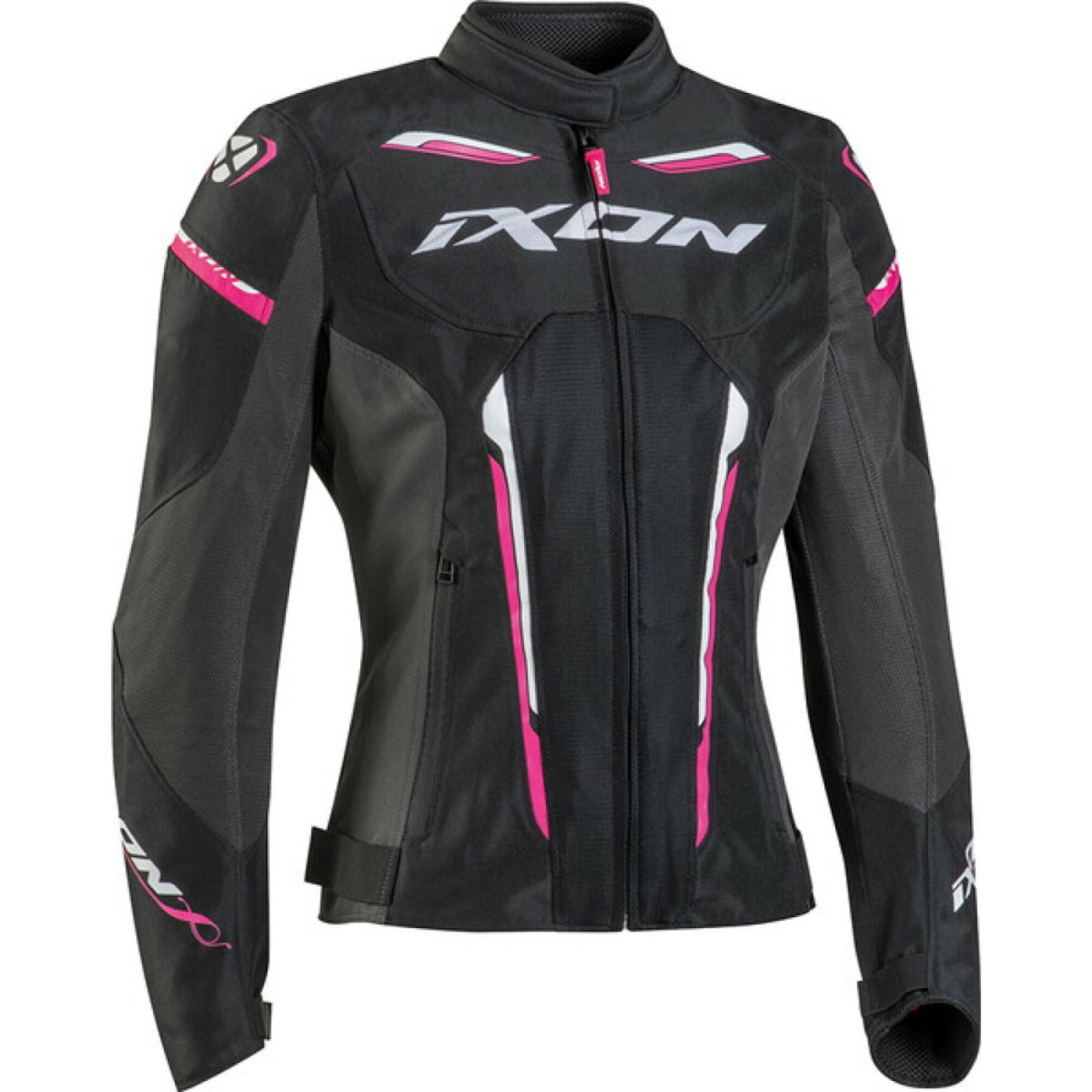 Blouson Femme Ixon Striker Air WPL Noir Anthracite Fuchsia - 2XL