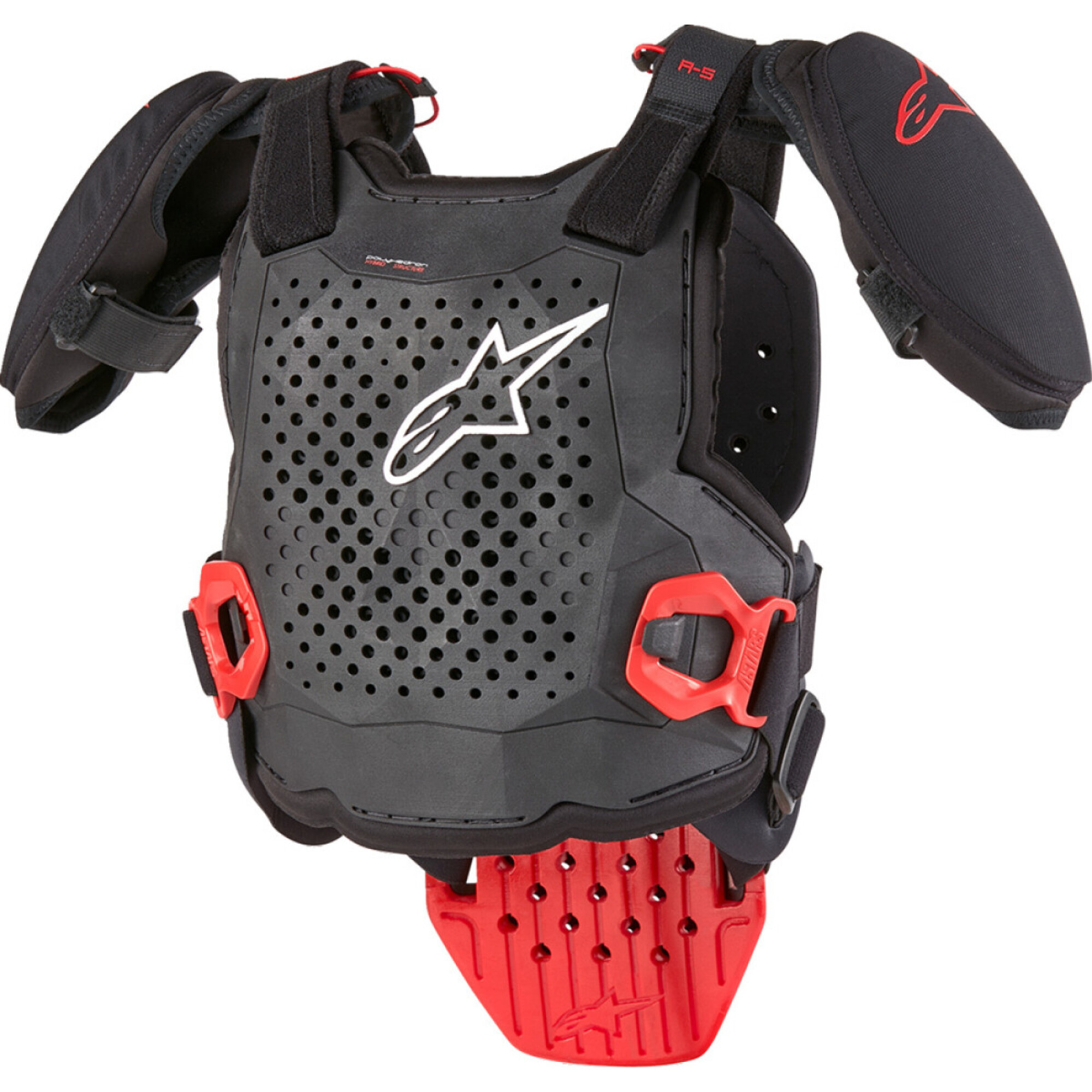 Pare-Pierre Enfant Alpinestars A-5 S V2 Noir Blanc Rouge - L/XL