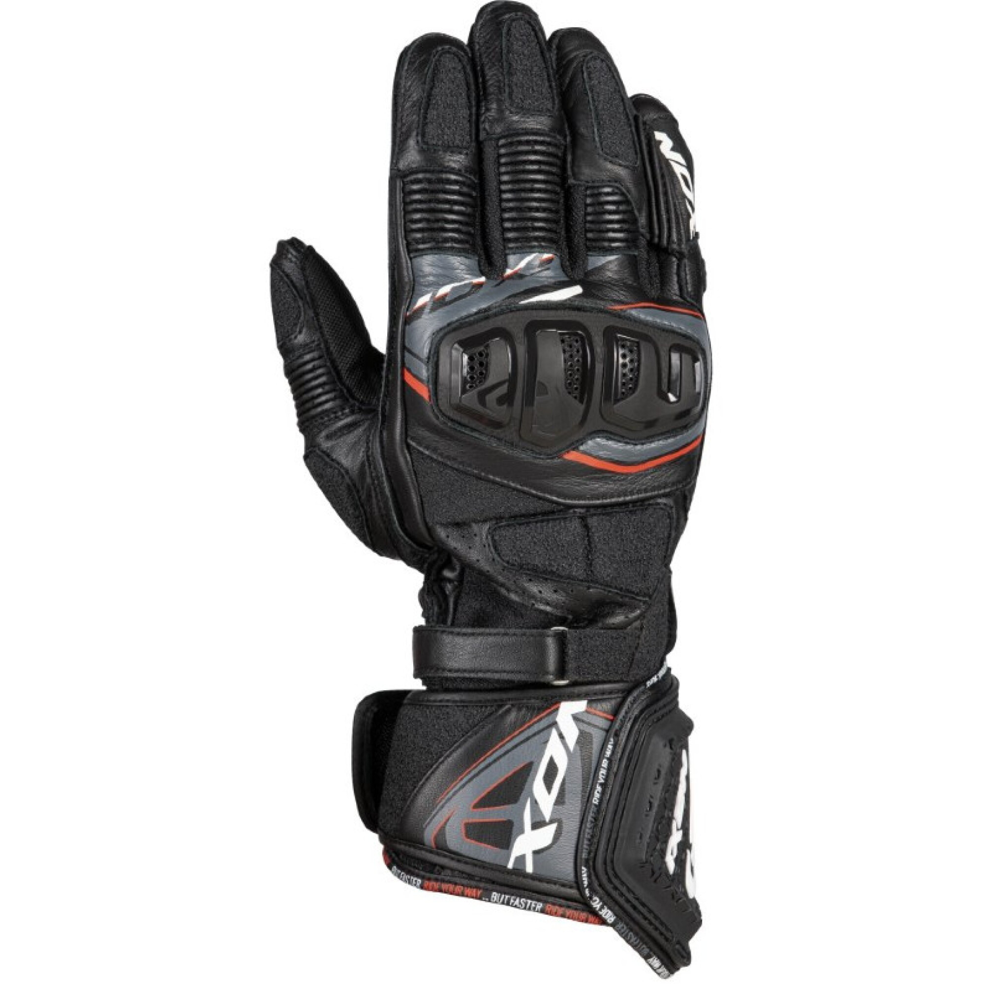 Gants Ixon RS Replica Noir Blanc - 2XL