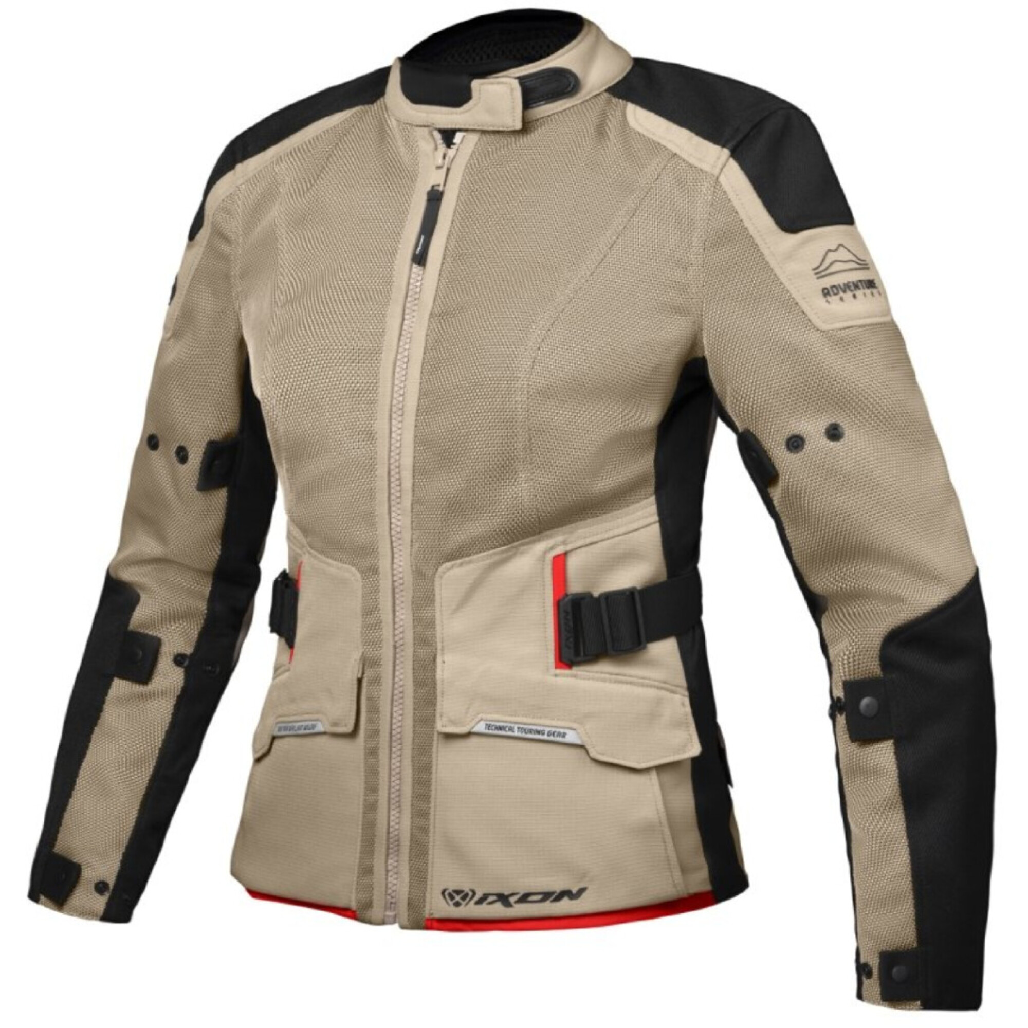 Veste Femme Ixon M-Njord L Sable Noir Rouge - 2XL