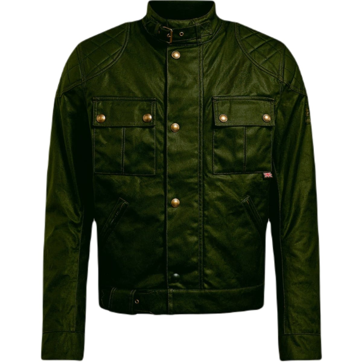 BLOUSON BELSTAFF BROOKLANDS 2.0 WAX VERT OLIVE / 2XL