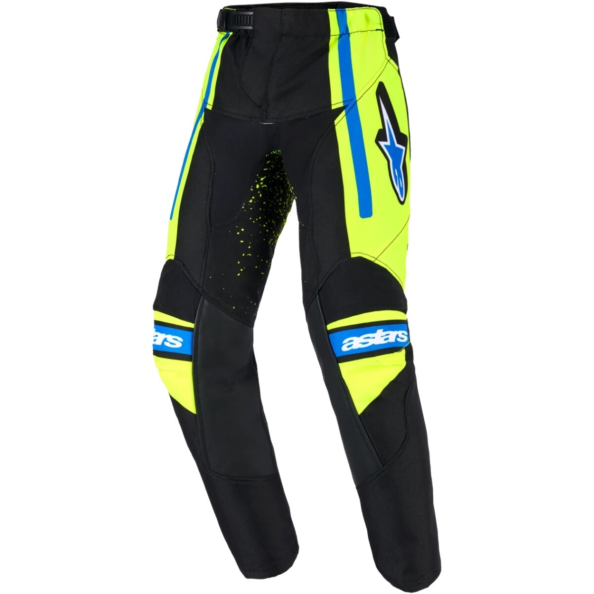 PANTALON CROSS ENFANT ALPINESTARS RACER NOMUR BLEU FONCÉ JAUNE FLUO BLEU UCLA / 18 (US)