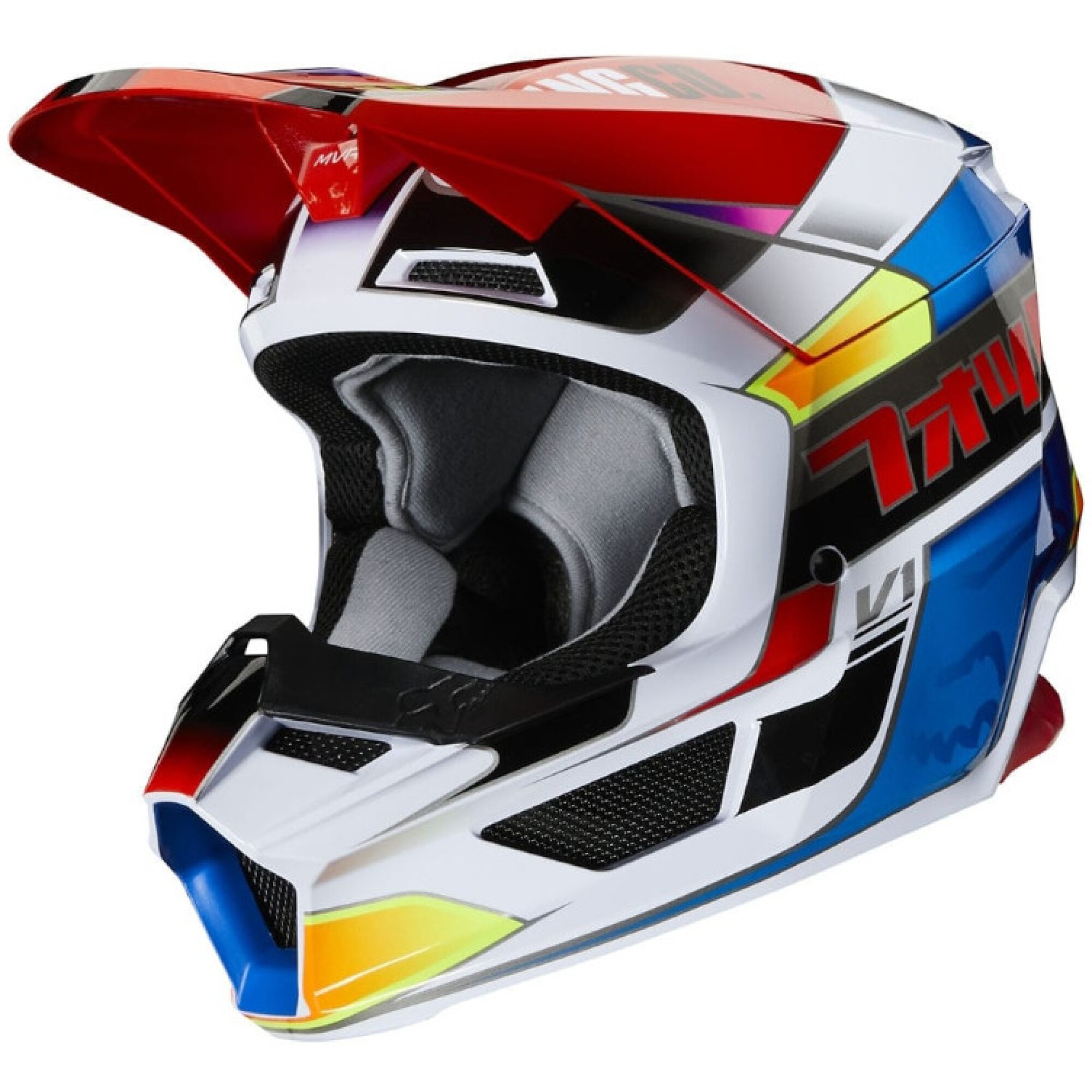 Casque Cross Fox Kid V1 Yorr Multicolore