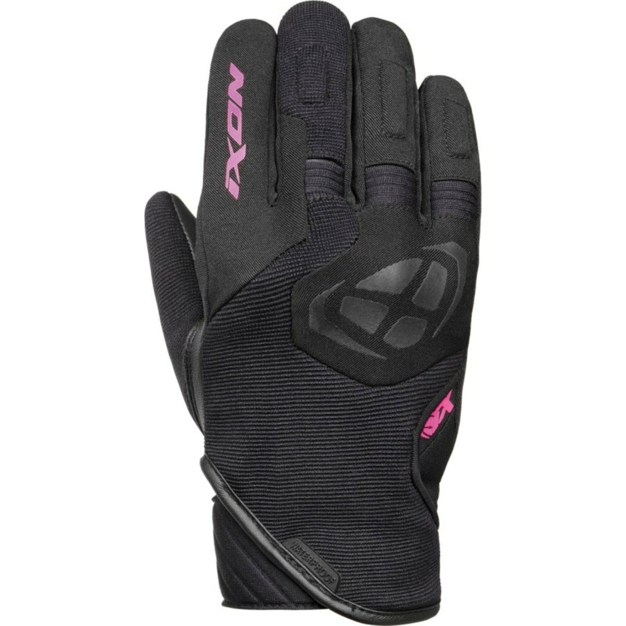 Gants Femme Ixon Lady MS Mig WP Noir Fuchsia - 2XL