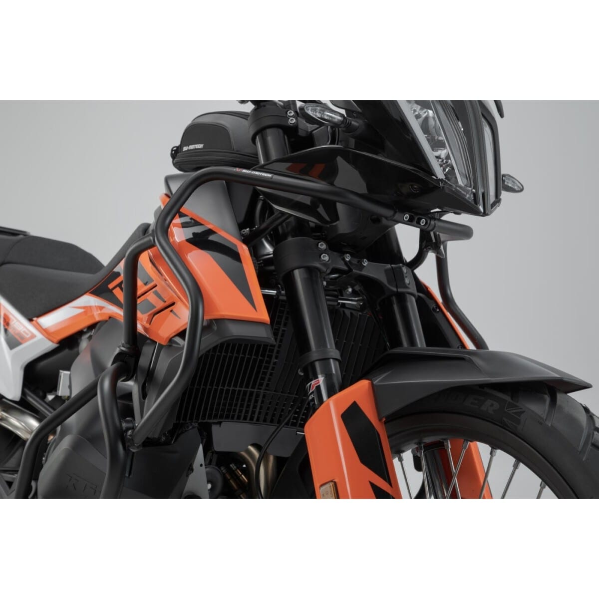 CRASH BAR HAUT SW-MOTECH KTM 790 ADVENTURE / R (2019-2022) / 890 ADVENTURE / R (2020-2022) NOIR