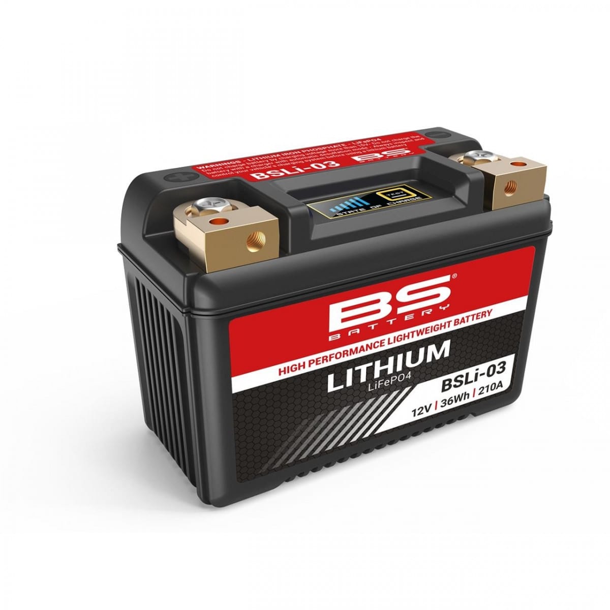 Batterie Bs Battery Lithium BSLI-03 12V 3Ah - Prête À L'emploi