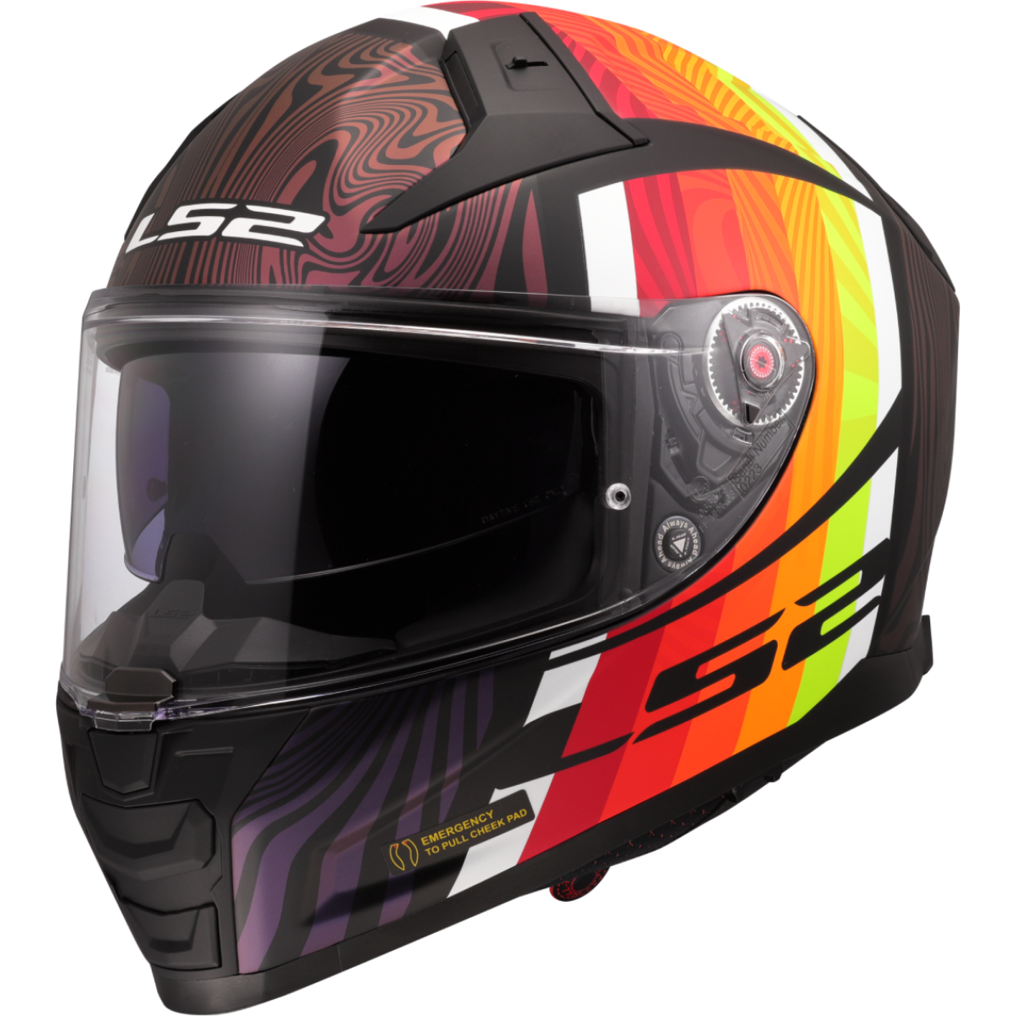 Casque Ls2 FF811 Vector II Freedom Noir Caméléon - 2XS