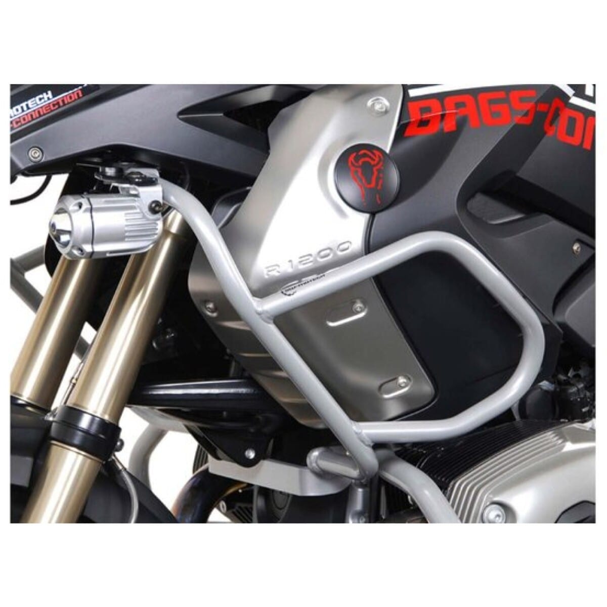 CRASH BAR HAUT SW-MOTECH BMW R1200GS (2008-12) GRIS