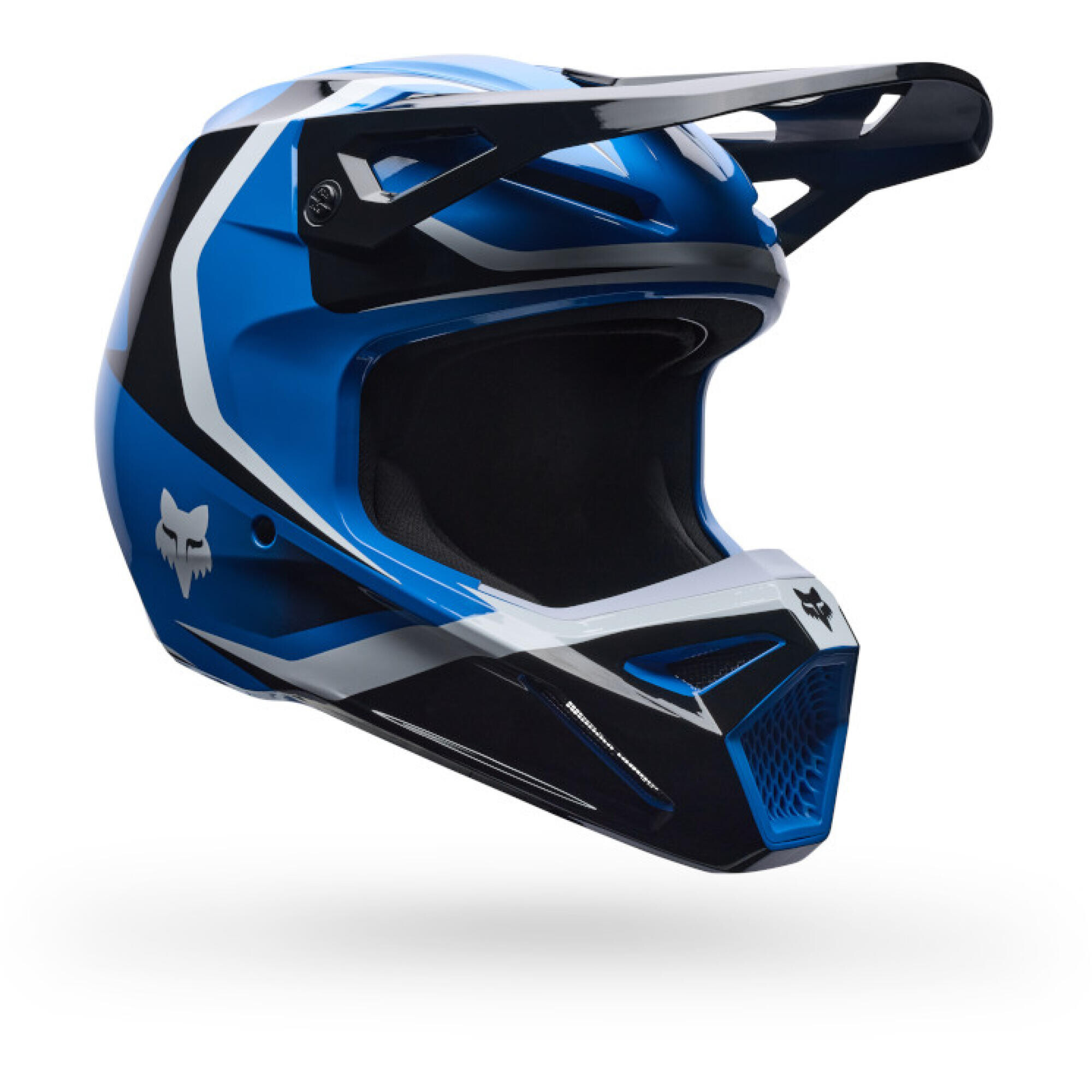 Casque Cross Enfant Fox V1 Frame Bleu - L