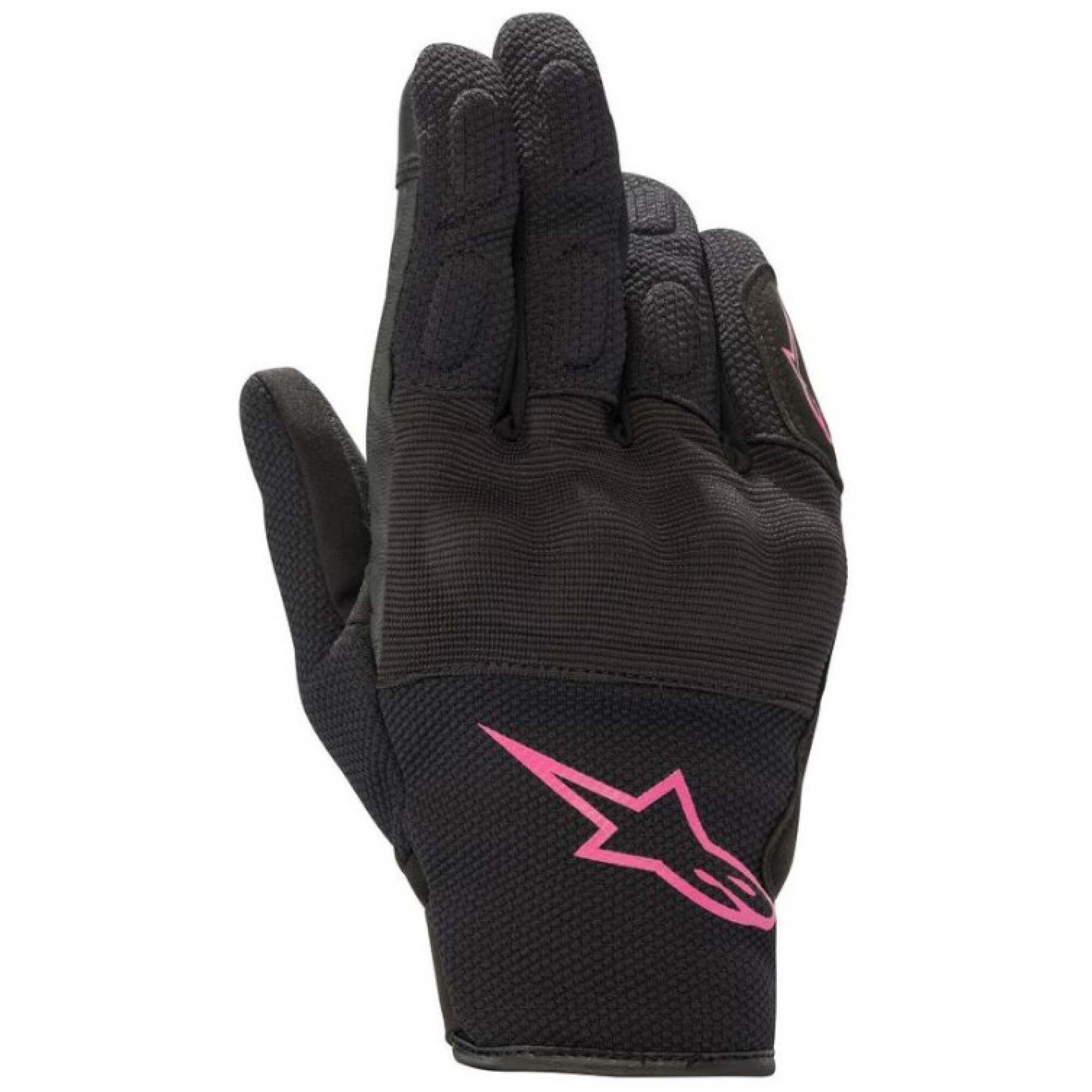 Gants Femme Alpinestars Stella S-Max Drystar Noir Fuchsia - L