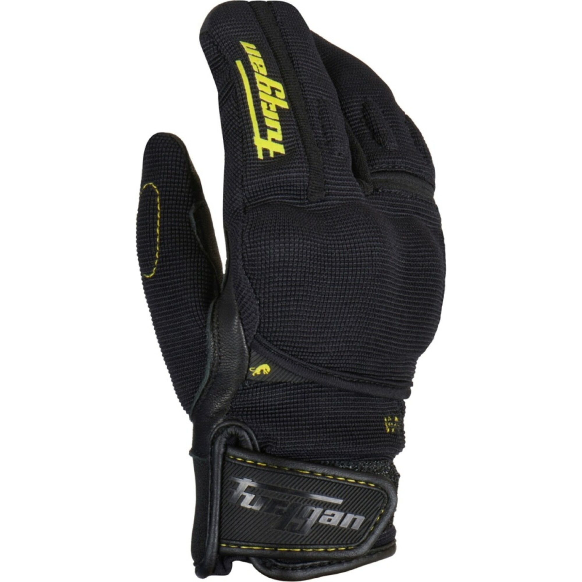 Gants Enfant Furygan Jet Lobster Kid D3O Noir Jaune - 10 ans