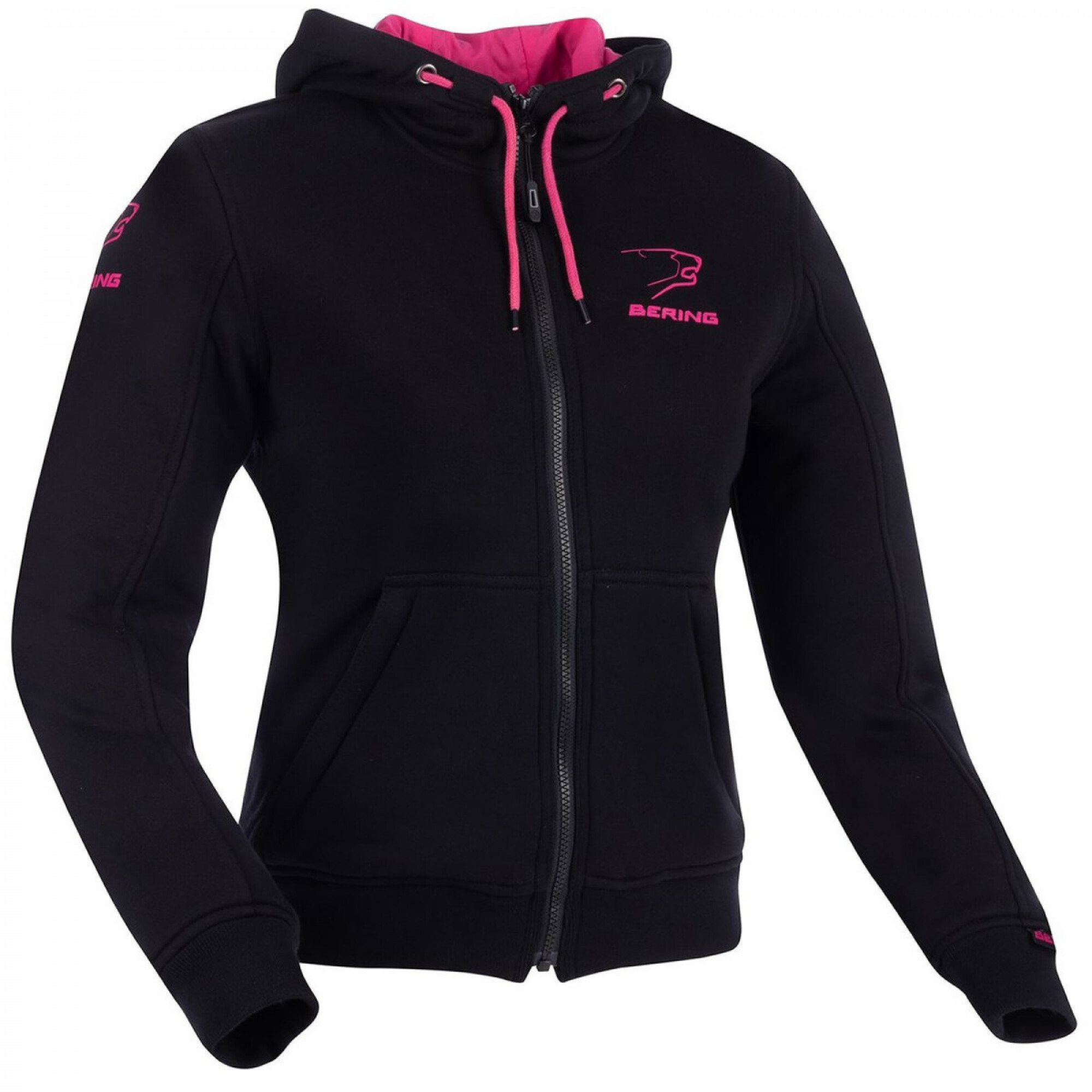 Blouson Femme Bering Lady Hoodiz 2 Noir Fuchsia - 3XL