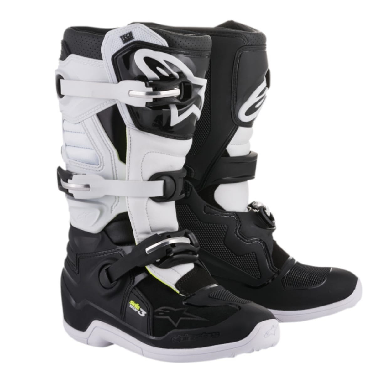 Bottes Cross Alpinestars Stella Tech 3 Noir Blanc / 38