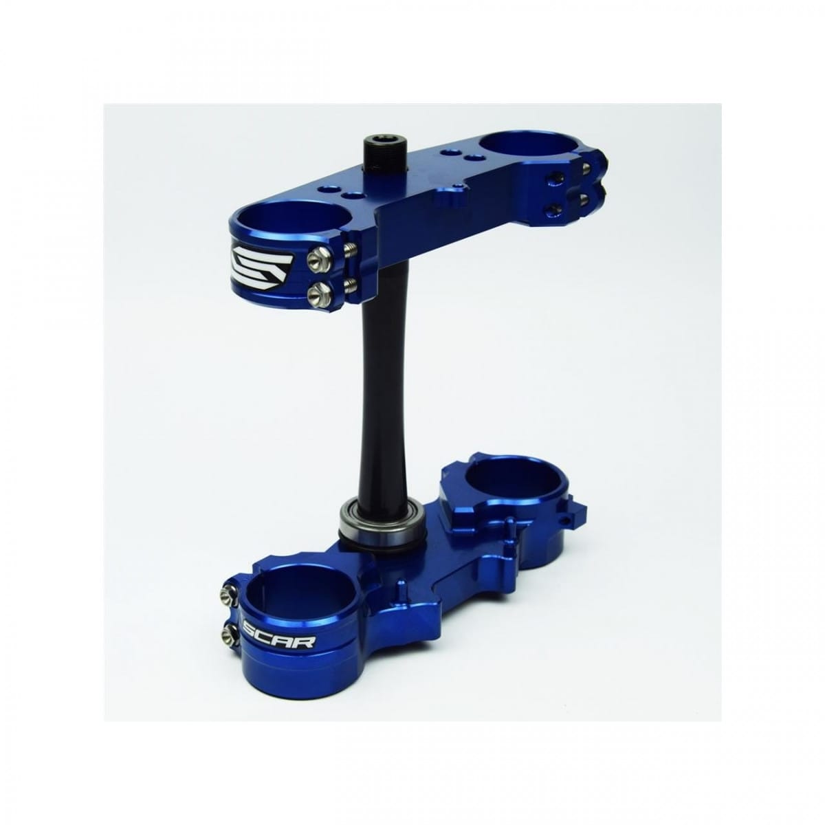 Té De Fourche Scar Acs Offset 25 mm Bleu Pour Yamaha YZ125