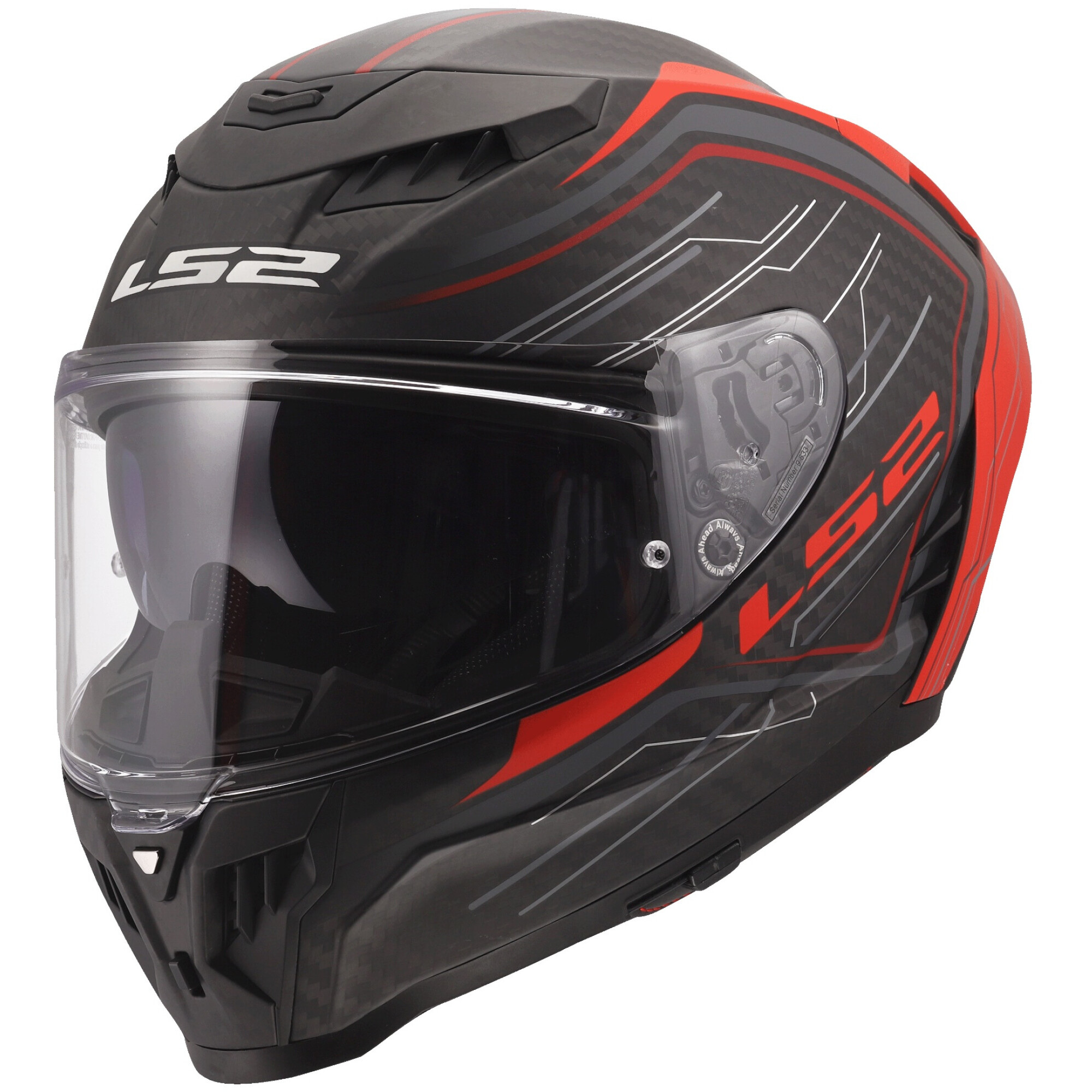 Casque LS2 FF807 Dragon Subic Rouge - 2XS