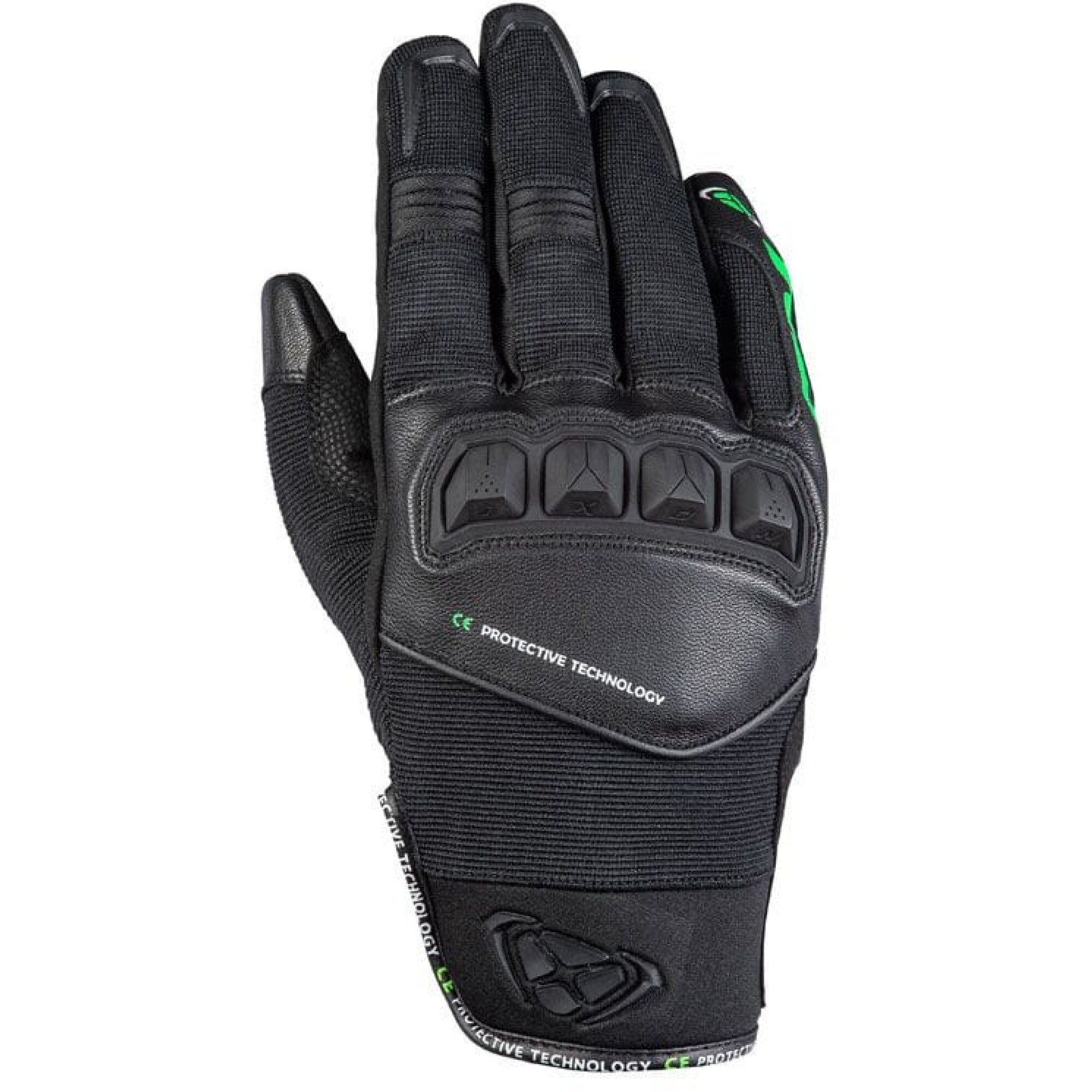 Gants Ixon RS Run Noir Vert - 2XL