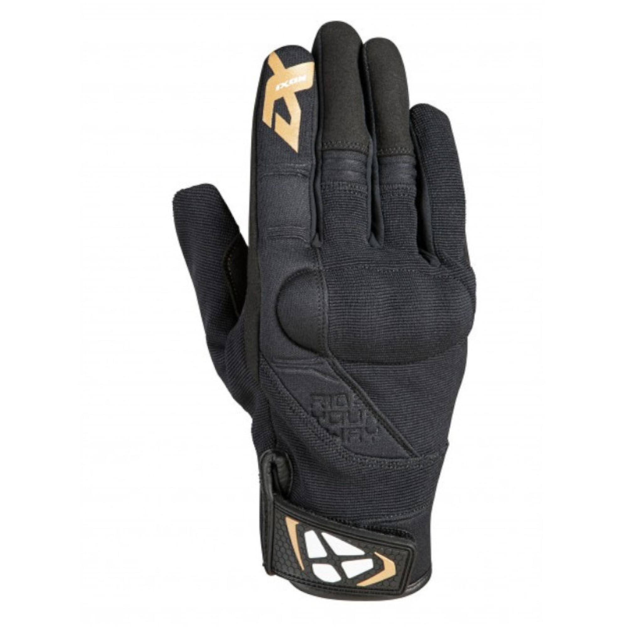 Gants Femme Ixon Lady RS Delta Noir Blanc Or - 2XL