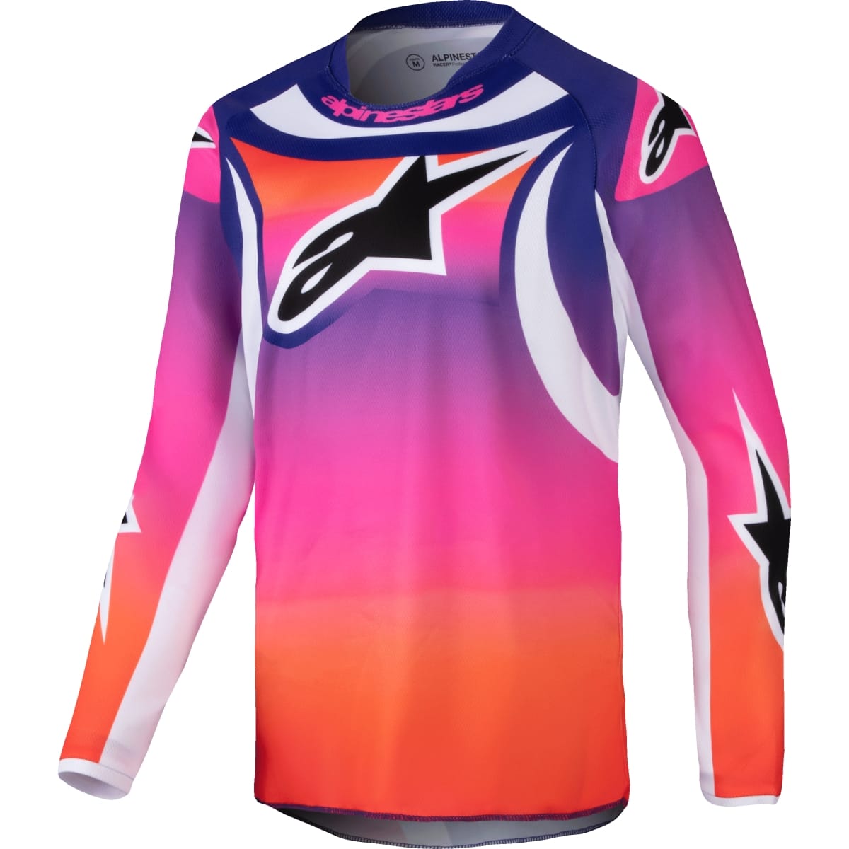 Maillot Cross Enfant Alpinestars Racer Wurx Blanc Rouge Violet