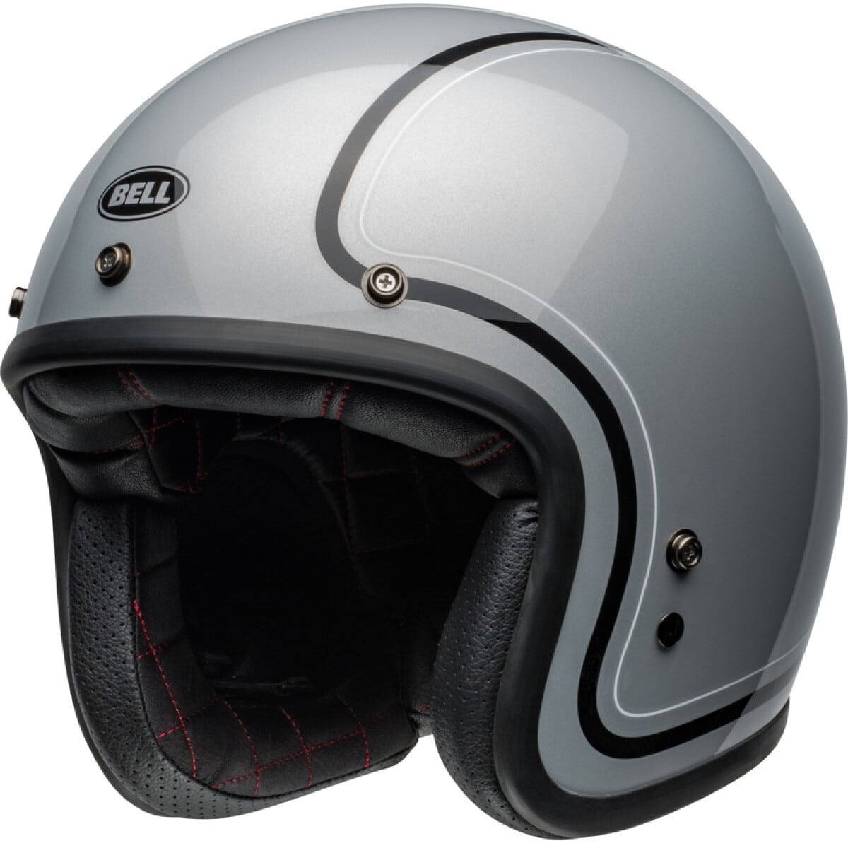 CASQUE BELL CUSTOM 500 CHIEF GRIS BRILLANT / L