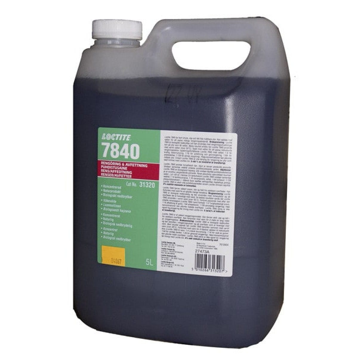 Solution Dégraissante Multi-Usages Loctite 7840 Bidon 5 L