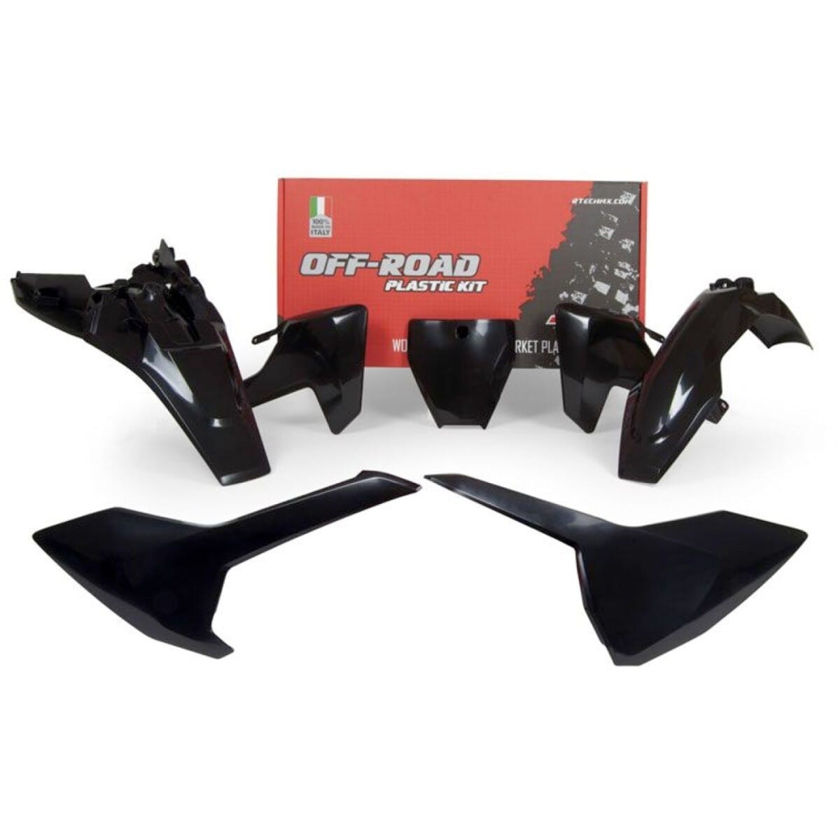 Kit Plastique 5P Rtech Noir RKITHSQNR0585