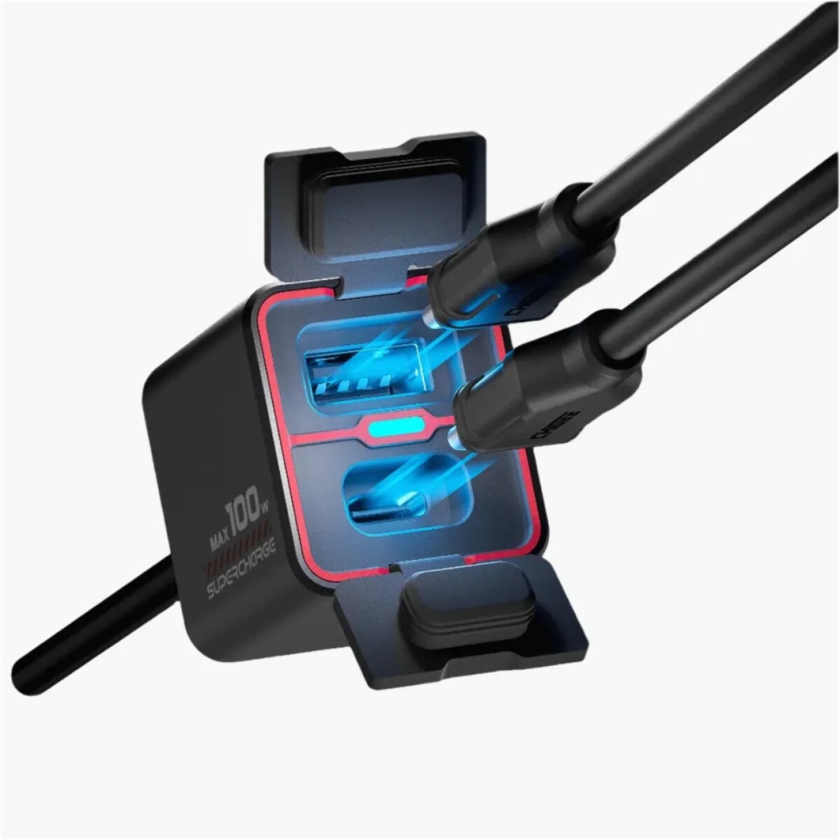 CHARGEUR RAPIDE CHIGEE USB-A/C À DEUX VOIES MFP0094