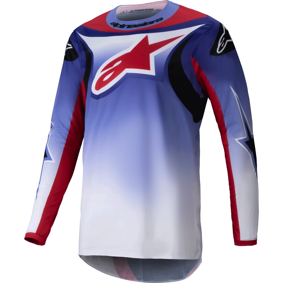 MAILLOT ALPINESTARS FLUID WURX MX25 L/PURPLE ROUGE 3047