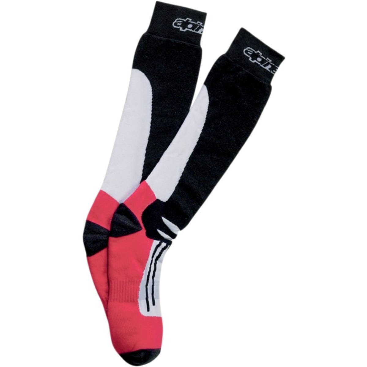 Chaussettes Racing Road Noir Rouge / L/2XL