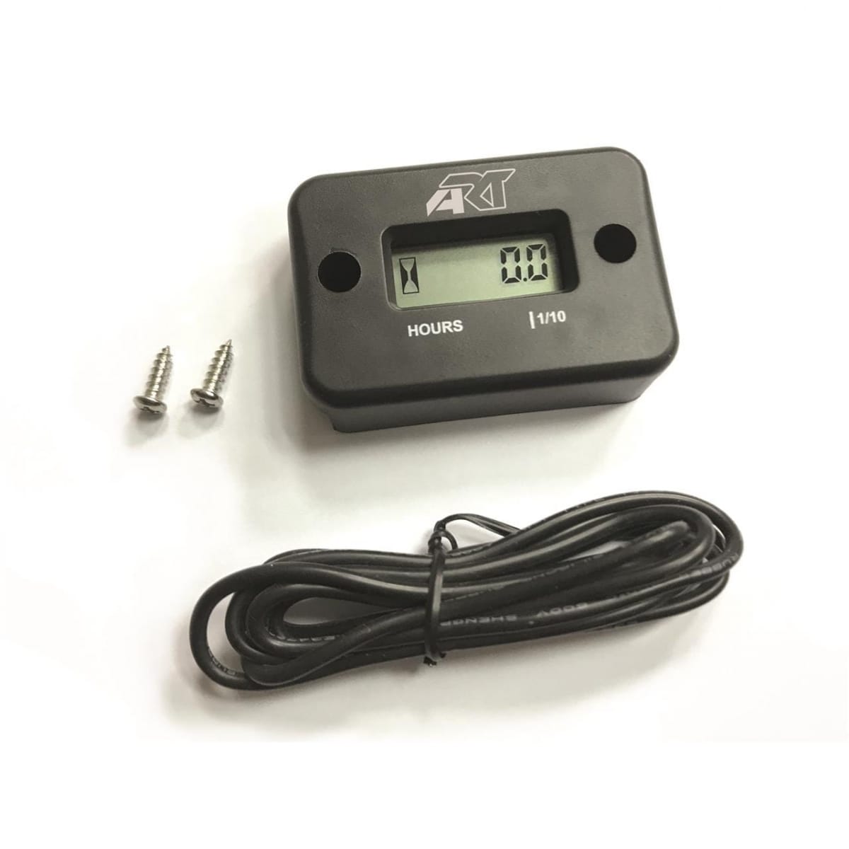 Compteur d'Heure ART Filaire Noir